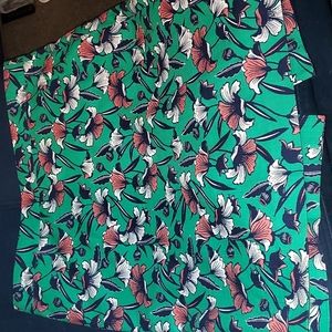 J by J.Crew size 12 green multicolor floral.